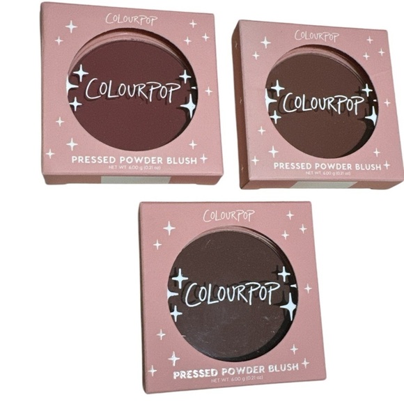 3 Colorpop blushes set of 3 Brand NEW pressed powder blush - Picture 1 of 2